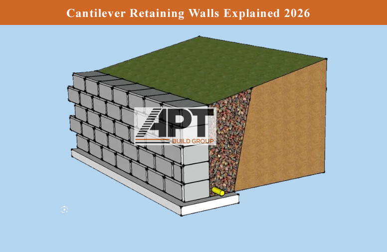 Cantilever Retaining Walls Explained 2026
