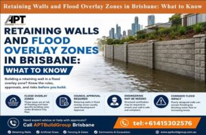 Retaining Walls and Flood Overlay Zones in Brisbane What to Know